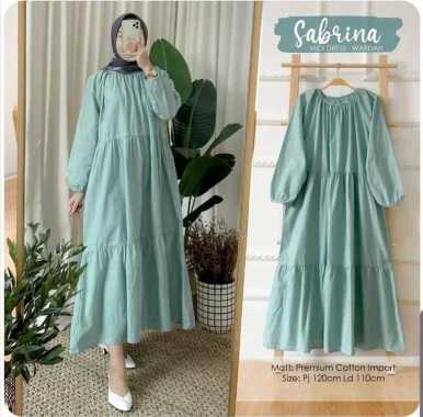 SABRINA MIDI DRESS // TUNIK WANITA POLOS // GAMIS 2022 TERBARU MODERN // BAJU DEWASA WANITA // ATASA