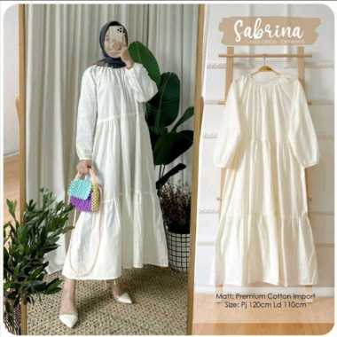 SABRINA MIDI DRESS // TUNIK WANITA POLOS // GAMIS 2022 TERBARU MODERN // BAJU DEWASA WANITA // ATASA