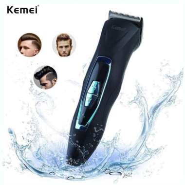 Kemei Hair Clipper Km-4003 Alat Cukur Potong Rambut Waterproof Kode 185