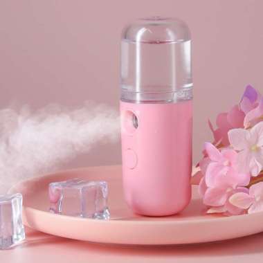 no brand New Nano Spray Portable Mini Mist Sprayer USB Rechargeable Pelembab Perawatan Wajah Kualita