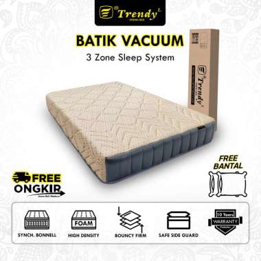 Trendy Batik Press Synchronized Spring Bed 26 cm - Kasur / Matras Dalam Box 180 x 200
