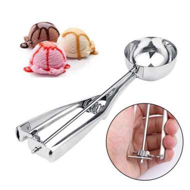 Scoop Ice Cream Stainless Steel Besar / Cukilan Eskrim