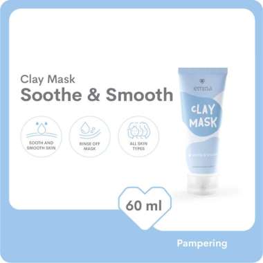Emina Clay Mask 60 ml - Masker Wajah Soothe