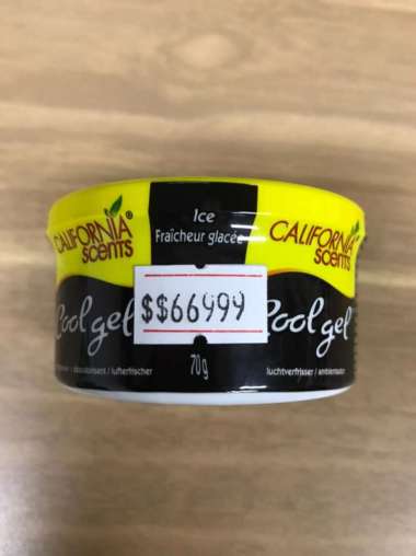 California Scents Cool Gel Cans Ice Fraicheur glacee 66999