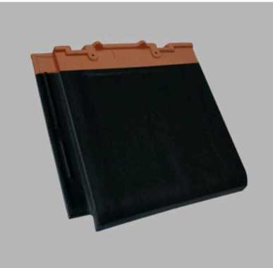 GENTENG KERAMIK KANMURI FULL FLAT ONYX BLACK