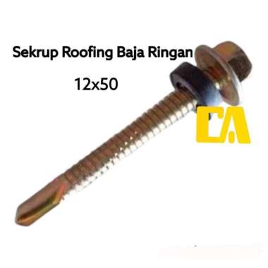 SEKRUP ROOFING BAJA RINGAN #12 X 50