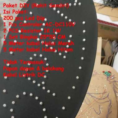 Paket DIY Lampu DIP Led Custom Reklame iklan Nama Toko 220V