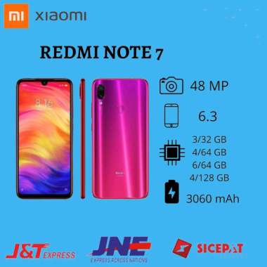 HP SMARTPHONE XIAOMI REDMI NOTE 7 RAM 4GB /64 GB NEW BERGARANSI ANDROID MURAH CUCI GUDANG HP NEW BAR
