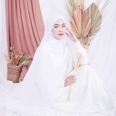 Rifanyhijab - Bella Pashmina White