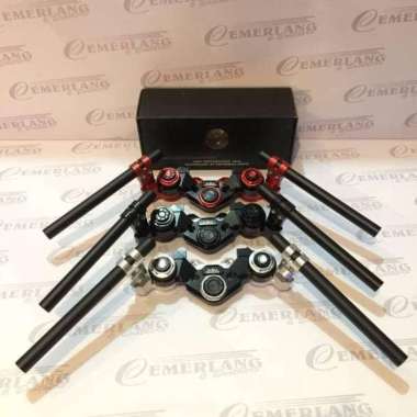 NMAX - STANG JEPIT FULL CNC BLACK DIAMOND YAMAHA NMAX 155