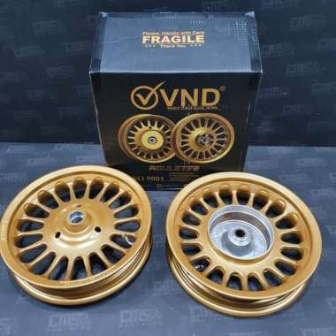 Velg Velek Racing VND Roulette Ring 12 Honda Scoopy 2020 Gold Matte