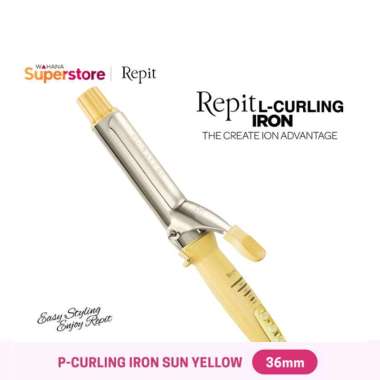 Repit Pengeriting Rambut / Curling Iron 36MM Yellow