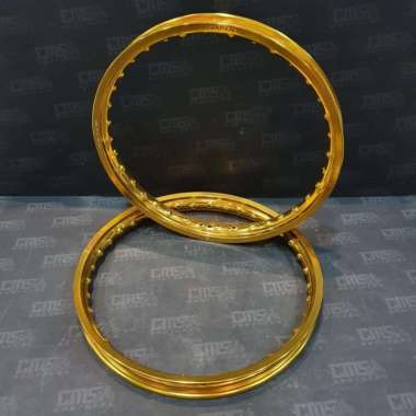 Velg Velek Alloy CRV Japan 17 140 Petak Kilat Gold 1set