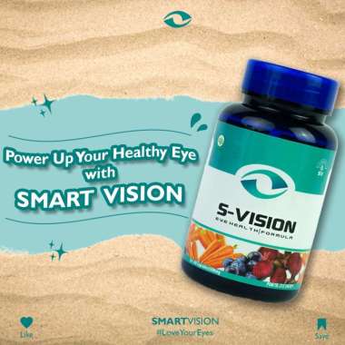 PAKET S VISION & S-EYETCH- SUPLEMEN PERAWATAN MATA TERBAIK-100% BAHAN ALAMI-ORIGINAL PRODUK S-VISION