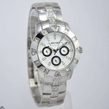 RHYTHM F1101S01 - Jam Tangan Wanita Original - Silver