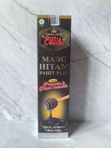 Madu Hitam Pahit Plus Propolis Ratu Lebah