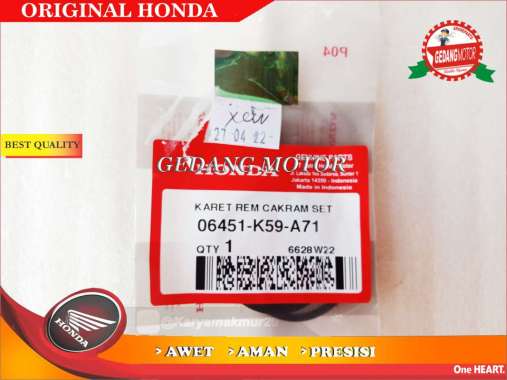 SEAL SET PISTON KALIPER REM GENIO VARIO 125 150 ESP LED ORI AHM