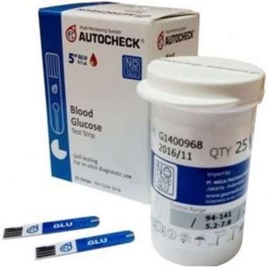 Strip gula darah autocheck glucose