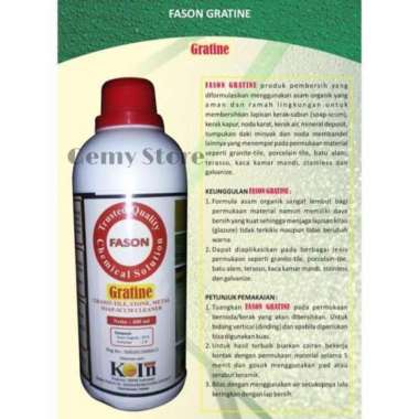 Cairan Pembersih Granit Granite Fason Gratine Noda Batu Alam Kaca