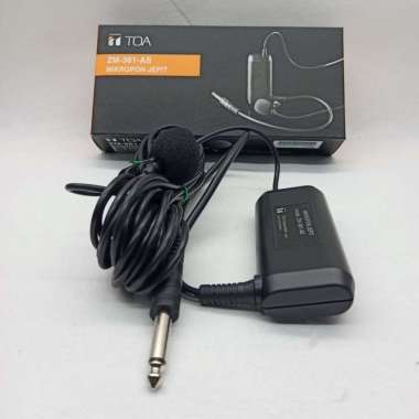 TOA Mikrofon Clip On Microphone ZM-361 Mic Jepit Imam - JACK AKAI
