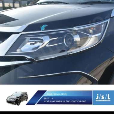 Honda BRV Garnis Depan Krom / Head Lamp Garnish Exclusive Chrome