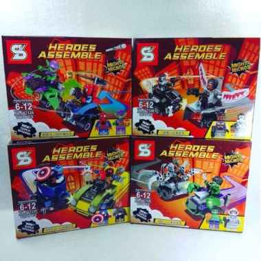 Brick SY732 Heroes Assemble isi 4 pcs