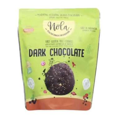 Promo Harga Nola Cookies Dark Chocolate 75 gr - Blibli