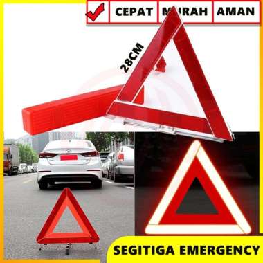 SEGITIGA PENGAMAN SEGITIGA EMERGENCY SIGN SEGITIGA REFLEKTOR EMERGENCY