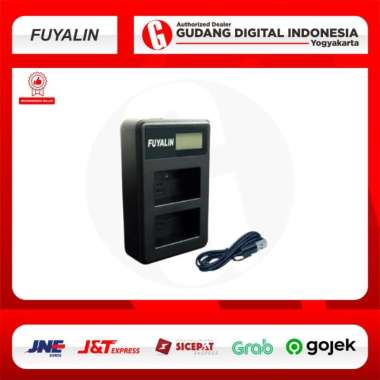 Gudang Digital Charger Fuyalin For Camera Double Slot Chargerbatt Canon LP E6