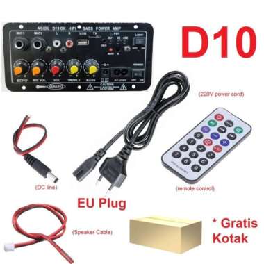 Amplifier Board Audio Bluetooth USB Radio TF DIY Subwoofer D5 D10 D3 - D5 (AW322) D10-OK(Karaoke)