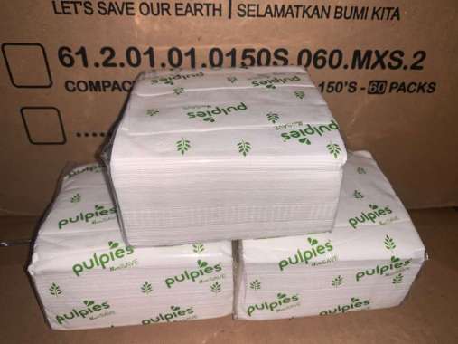 Tissue Pulpies Maxisave Pop Up isi 150 sheets