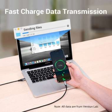Vention Kabel Data USB Type C Fast Charge Android Samsung Huawei Oppo