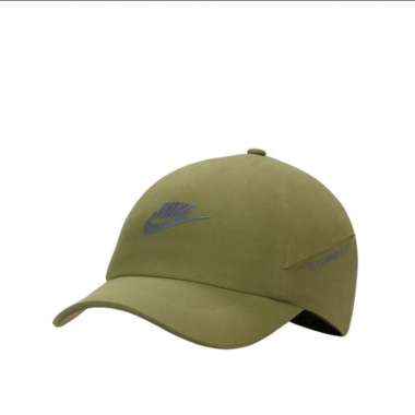 Nike Heritage86 Futura Cap Storm-Fit Green Hijau DM8307-326 Topi Waterproof Repellent Original 100%