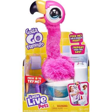Little Live Pets Gotta Go Flamingo Mainan Boneka Karakter Flamingo Mainan Anak - Bisa Grosir untuk dijual kembali