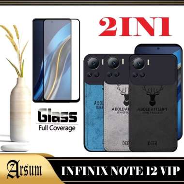 PROMO Case INFINIX NOTE 12 VIP Softcase Deer Bermotif jeans New Casing INFINIX NOTE 12 VIP Paket 2IN