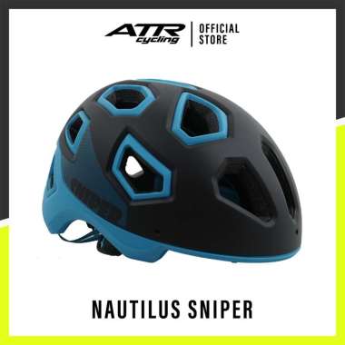 Helm Sepeda NAUTILUS SNIPER MTB / Urban / Lipat / Listrik blue