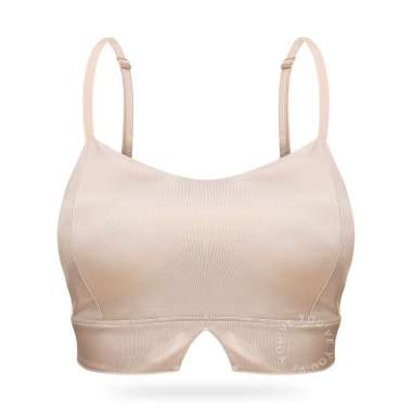 You’ve ( YouHave ) Tanktop CropTop Premium Satin Wanita Sport Bra Pakaian Dalam Wanita 100105 Peach