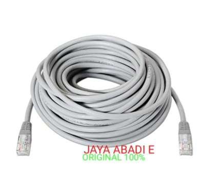 Kabel LAN rj45 30meter UTP Scable original konektor wifi internet PLUG TERBAIK Multicolor