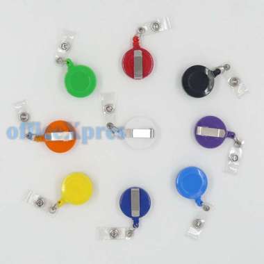 Gantungan ID Card Yoyo Solid / Yoyo Name Tag DOP / Yoyo Standart Combo / Yoyo Hang Tag Name Orange