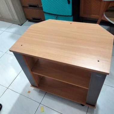 meja tv / rak tv multifungsi minimalis modern bahan partikel