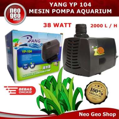 YANG YP 104 YP104 YP-104 Pompa Air Celup Pompa Kolam Aquarium