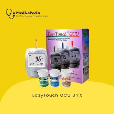 Alat Easy Touch 3 in 1 Cek Gula Darah Kolesterol Asam Urat Hemoglobin / Easytouch GCU / GCHb