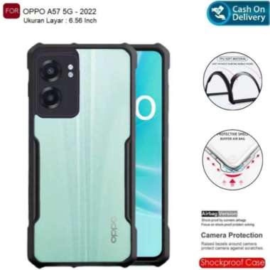 Case OPPO A57 4G / OPPO A57 5G Shockprooff Camera Protection Transparan OPPO A57 5G