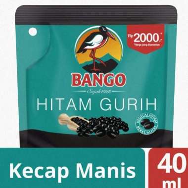 Promo Harga Bango Kecap Manis Hitam Gurih 40 ml - Blibli