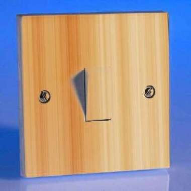 Stiker Sticker Tombol Lampu Saklar Lampu (kayu coklat )