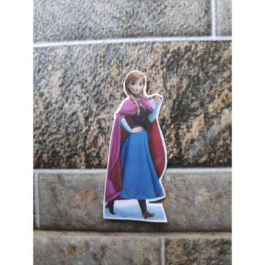 Stiker Vinyl Karakter Anna Frozen Case HP Motor Spion Helm Laptop Buku