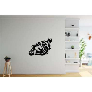 Wallstiker Motor MotoGP Racing Hiasan Stiker Dinding Cutting Sticker