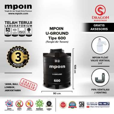 TOREN / TANDON / TANGKI AIR TANAM MPOIN U-GROUND 600 MPOIN UGROUND 600