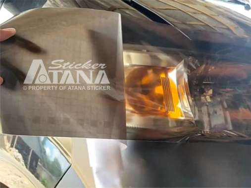 Skotlet Hitam Transparan Profix Stiker Anti Gores Tembus Hybrid Smoke Decal Lampu Headlamp Motor Mob