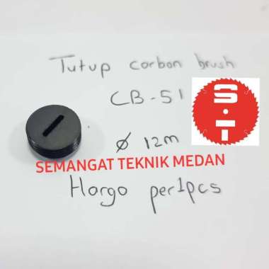 TUTUP COVER CARBON BRUSH BOSTEL ARANG SEPUL MESIN CB-51 CB51 CB 51 A